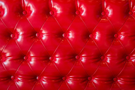 luxury red leather sofa textureの写真素材