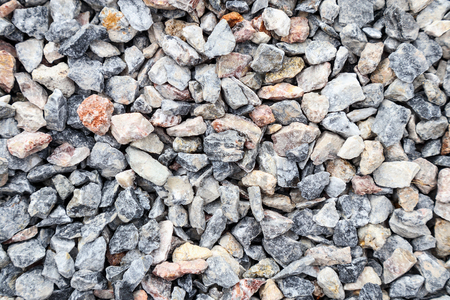 stone texture background at construction siteの写真素材