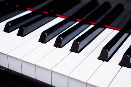Piano keyboard backgroundの写真素材