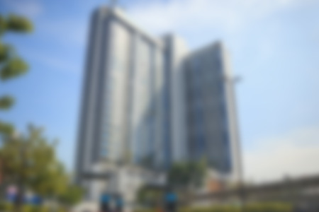 Abstract blur condominium building backgroundの写真素材