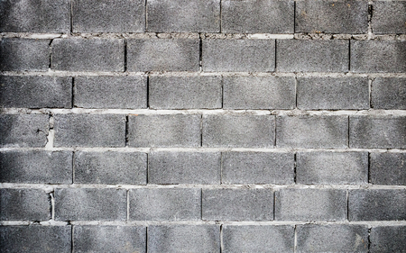 Concrete block wall background textureの写真素材