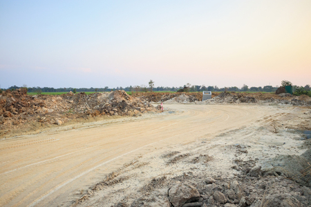construction siteの写真素材