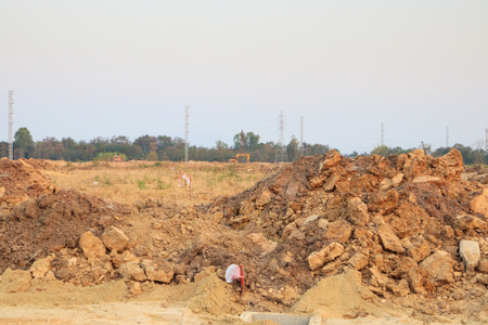 construction siteの写真素材
