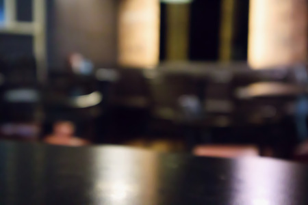 Abstract blur cafe restaurant with abstract bokeh light defocused background