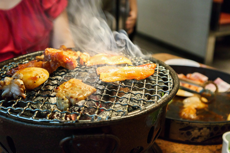 korean barbecue grilled bulgogiの写真素材