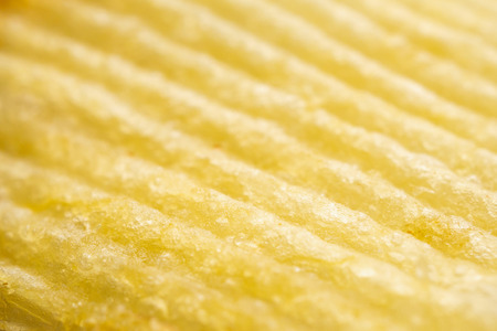 Potato chip pattern texture background closeupの写真素材