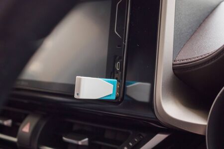 USB stick insert to modern car audio