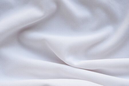 White fabric clothing texture backgroundの写真素材