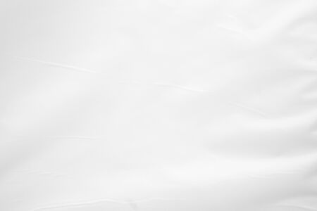 White plastic film wrap texture backgroundの写真素材