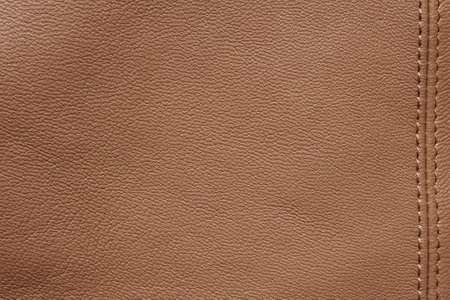 Abstract natural brown leather texture pattern background