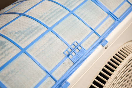 air conditioner filter with dirty dust