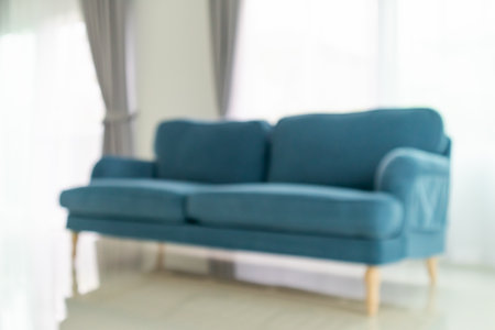 living room interior blurred home backgroundの写真素材