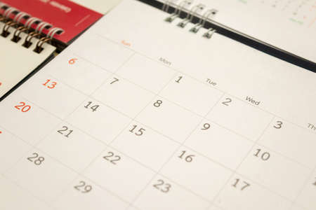 calendar page background business planning appointment meeting concept
