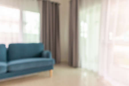 living room interior blurred home backgroundの写真素材
