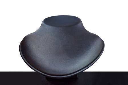 Jewelry necklace mannequin display isolated on white backgroundの写真素材