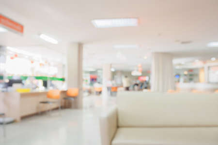 Abstract blur hospital clinic medical interior backgroundの写真素材