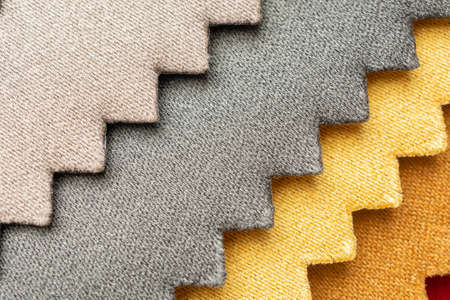 fabric color samples texture backgroundの写真素材