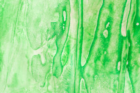Abstract green watercolor background texture close upの写真素材