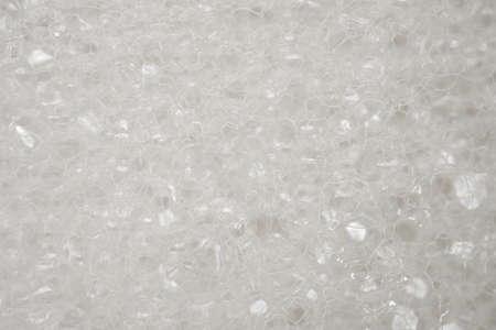 Abstract white soap foam texture background close up