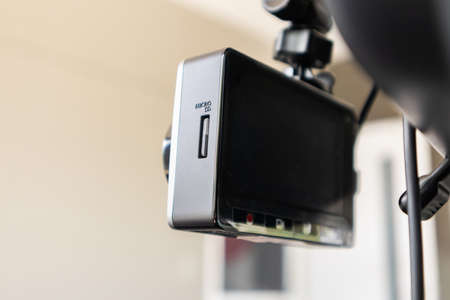 Car CCTV camera video recorder for driving safety on the road