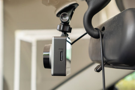 Car CCTV camera video recorder for driving safety on the road