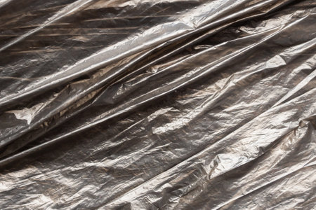 Black plastic bag texture background