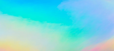 Holographic rainbow foil iridescent texture abstract hologram panoramic background