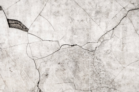 Grunge cracked concrete wall texture abstract backgroundの写真素材