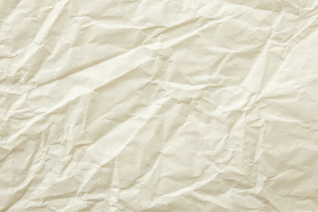 Abstract old white crumpled and creased recycle paper texture backgroundの写真素材