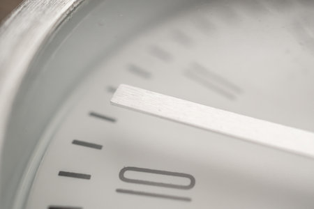 close up of silver metal clock