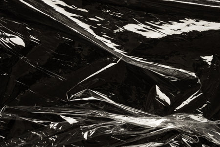 transparent plastic film wrap overlay texture background