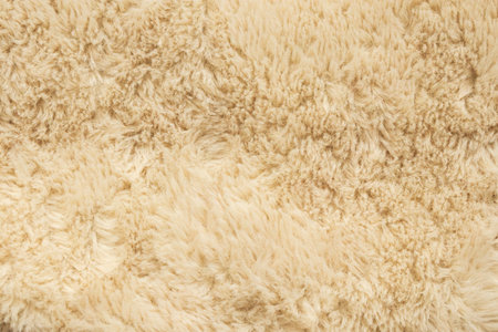 Brown fluffy fur fabric wool texture background