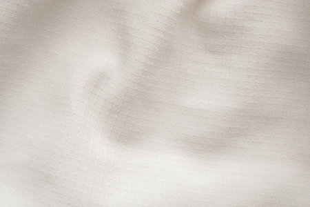 White sports clothing fabric football shirt jersey texture abstract background