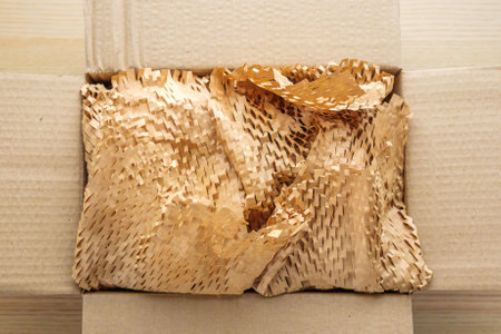 Eco friendly brown paper honeycomb wrap for product packaging parcel carton box
