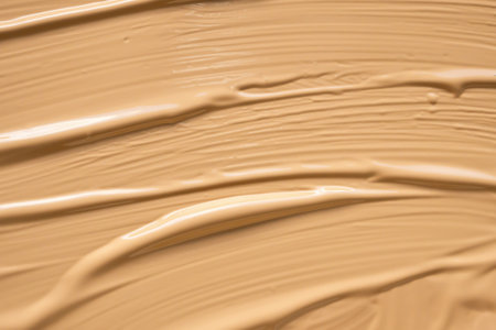 liquid foundation makeup cream texture backgroundの写真素材