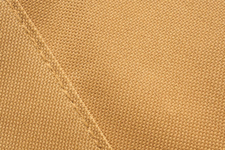 Brown linen canvas fabric texture backgroundの写真素材