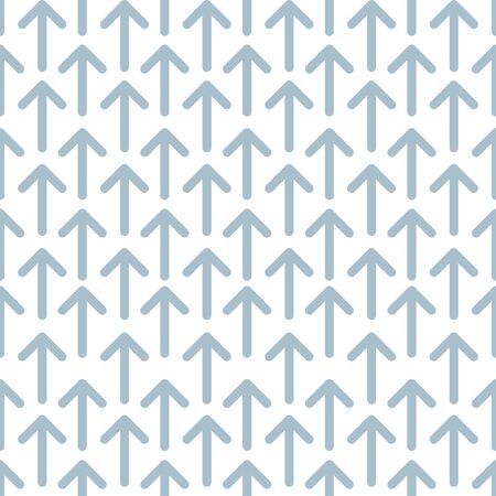 Arrow seamless pattern on white background.のイラスト素材