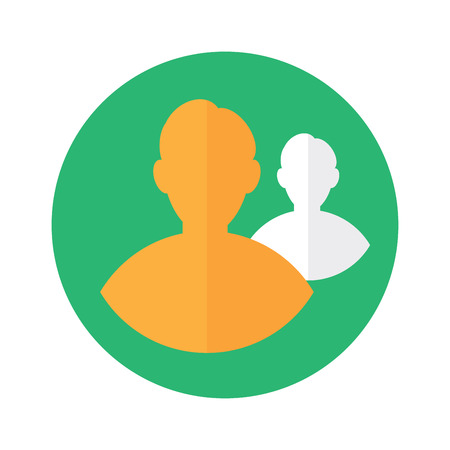 user icon. vector illustration. information technology design concept.のイラスト素材