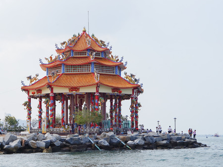 Guan yin shrine,koh loy,Chonburi,Thailand,February 2016のeditorial素材