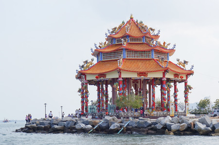 Guan yin shrine,koh loy,Chonburi,Thailand,February 2016のeditorial素材