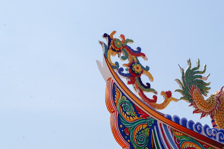 Part of chinese temple