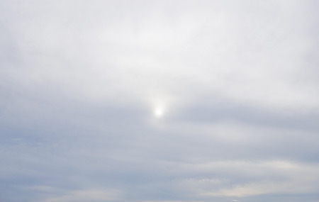 white clouds and sunlight
