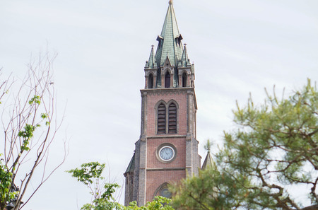 Myeong dong Catholic Cathedral in Seoul, South Korea