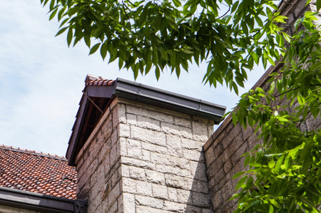 Part of stone architectureの写真素材