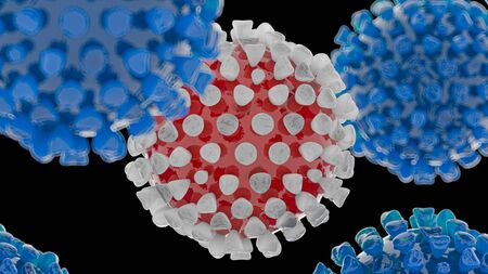 Coronavirus 2019-nCov novel coronavirus concept resposible for asian flu outbreak and coronaviruses...