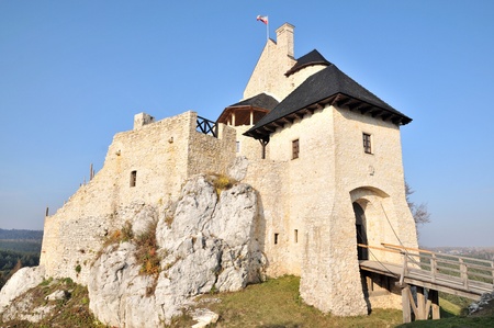 Bobolice castle. Poland.のeditorial素材