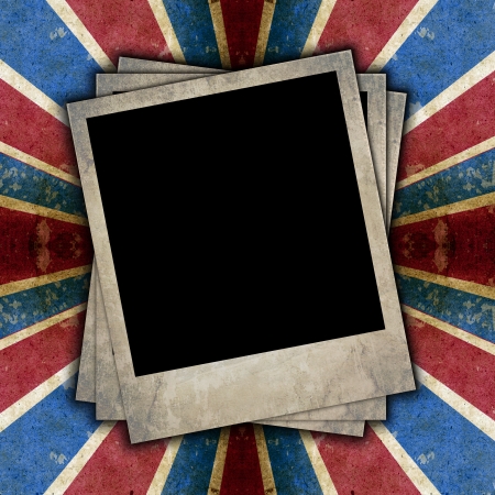 Retro striped paper backgroundの写真素材