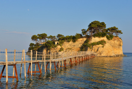 Zakynthos, a bridge to the Cameo islandの写真素材