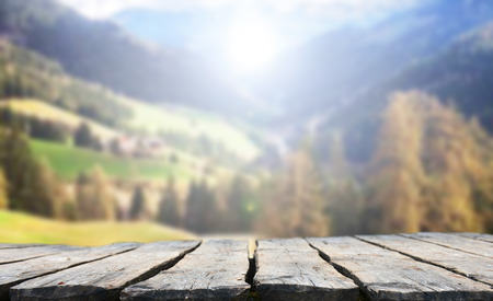 empty table for product display montagesの写真素材