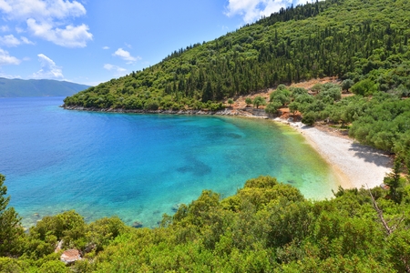 Horgota beach in Kefalonia island- Greece
